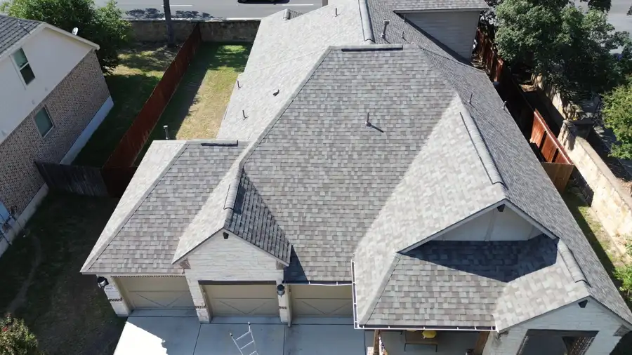 Completed roof replacement by DNA Restoration & Construction